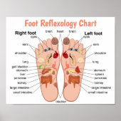 voetreflexologie 12x10 inch poster (Voorkant)