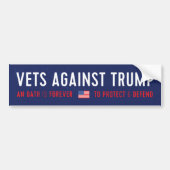 Voets tegen Trump-bumper sticker (Voorkant)
