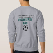 Voetshirt van de voetbalvader trui (Achterkant)