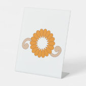 voetsignaal | Plexiglas. . Gebeurtenis. Custom Reclamebord Met Voetstuk (Voorkant)