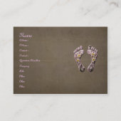 voetspa visitekaartje (Achterkant)