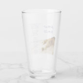 voetsporen in het zand glas (Achterkant)