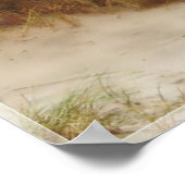 voetsporen in het zand poster (Hoek)
