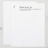 voetstappen briefhoofd sjabloon (Voorkant / Achterkant)