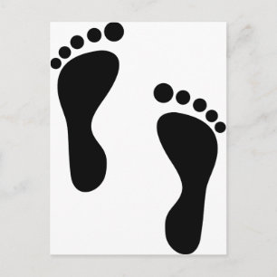 voetstappen briefkaart