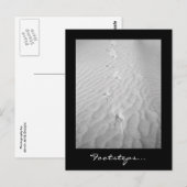 Voetstappen... Briefkaart (Voorkant / Achterkant)