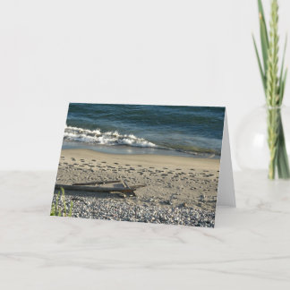 Voetstappen in het zand kaart