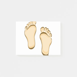 voetstappen post-it® notes