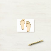 voetstappen post-it® notes (Op bureau)