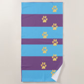 voetstappen Strandlaken (Voorkant)