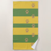 voetstappen Strandlaken (Voorkant)