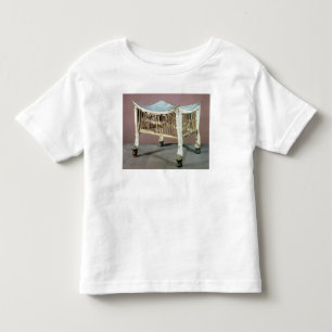 Voetsteen die aan het begin door de kinderkoning w kinder shirts