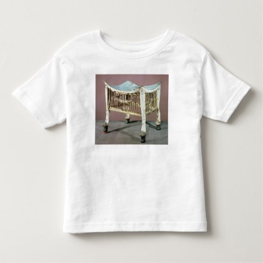 Voetsteen die aan het begin door de kinderkoning w kinder shirts (Voorkant)