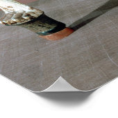 Voetsteen die aan het begin door de kinderkoning w poster (Hoek)