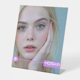 Voetstuk bord reclamebord met voetstuk