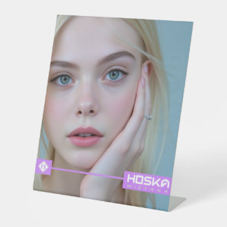 Voetstuk bord reclamebord met voetstuk