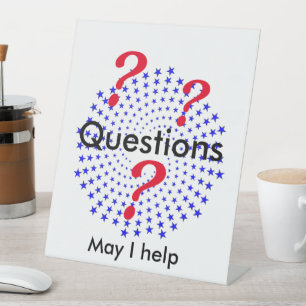 Voetstuk Bord - Vragen Reclamebord Met Voetstuk