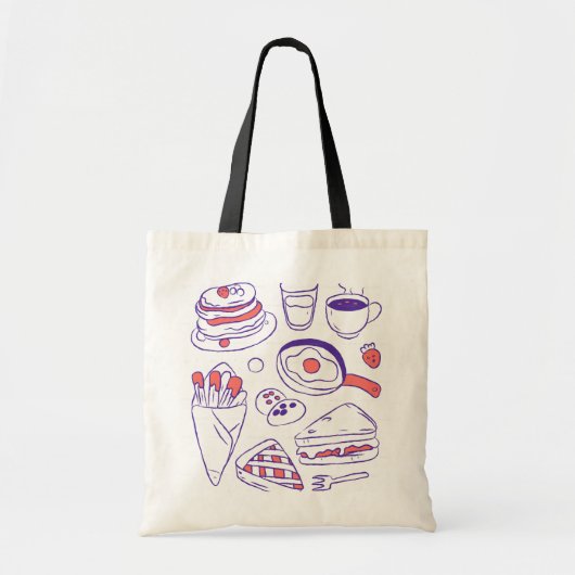 voetstuk tote bag (Voorkant)