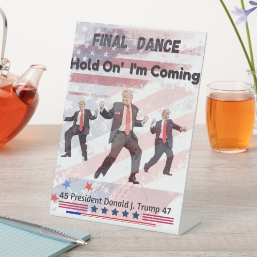 voetstuk van Trump Reclamebord Met Voetstuk (Insitu)