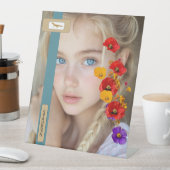 VOETTEKEN VAN ZARZOMIA RECLAMEBORD MET VOETSTUK (Insitu)