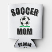 Voettekst en tekst van de voetbalmam blikjeskoeler (Voorkant)