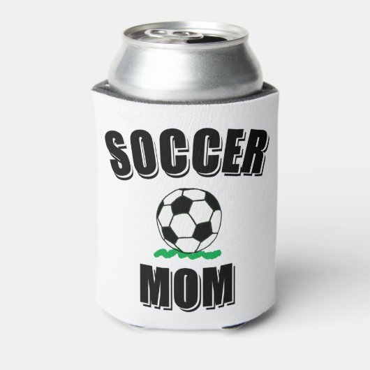 Voettekst en tekst van de voetbalmam blikjeskoeler (Blikje Achterkant)