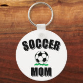 Voettekst en tekst van de voetbalmam sleutelhanger (Achterkant)