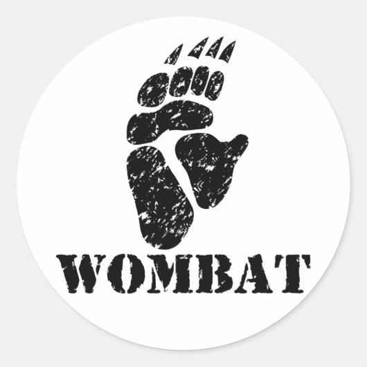 Voettekst voor vrouwen ronde sticker (Voorkant)