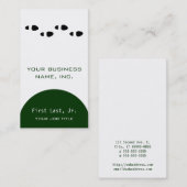 Voettrappen [4] visitekaartje (Voorkant / Achterkant)