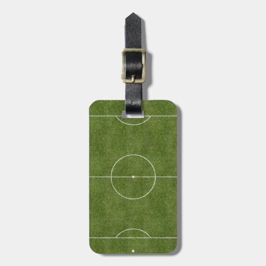 Voetveld Voetbal Bagagelabel (Voorkant verticaal)