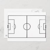 Voetveld Voetbal Briefkaart (Voorkant / Achterkant)
