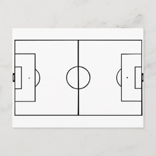 Voetveld Voetbal Briefkaart