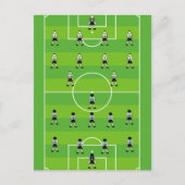 Voetveld Voetbal Briefkaart (Voorkant)