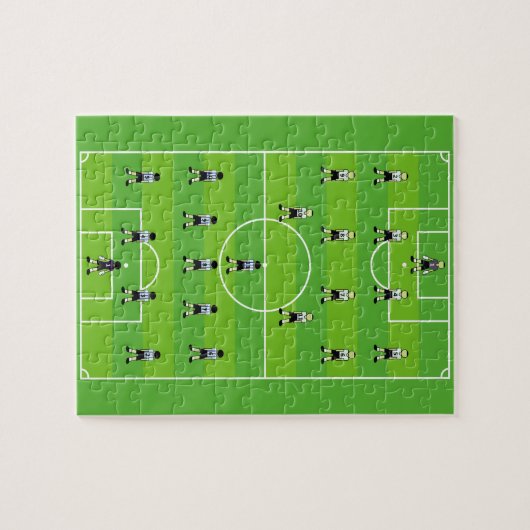 Voetveld Voetbal Legpuzzel (Horizontaal)