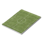 Voetveld Voetbal Notitieblok (Linkerzijde)