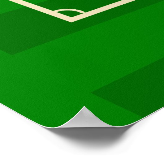 Voetveld Voetbal Poster (Hoek)