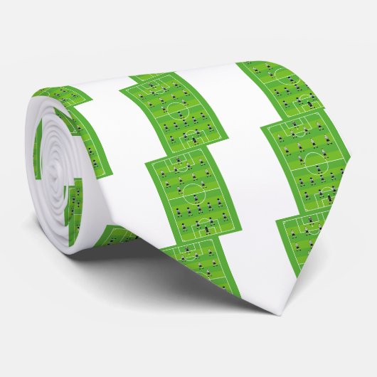 Voetveld Voetbal Stropdas (Opgerold)