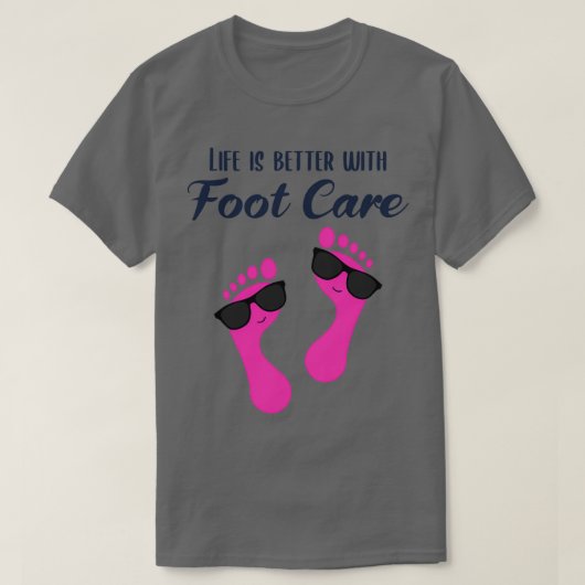 Voetverzorger dicure Podiatrist Nail Salon Gift 1 T-shirt (Design voorkant)