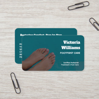Voetverzorging Aangepaste foto Visitekaartje
