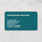 Voetverzorging Aangepaste foto Visitekaartje (Achterkant)