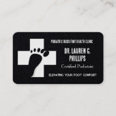 Voetverzorging orthopedische dosering visitekaartje (Voorkant)