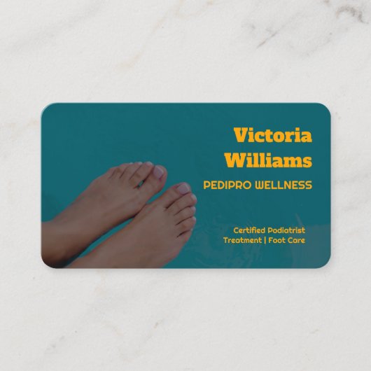 Voetverzorging Visitekaartje (Voorkant)