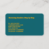 Voetverzorging Visitekaartje (Achterkant)