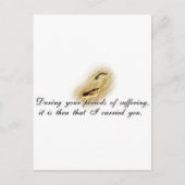 Voetvingergedicht Briefkaart (Voorkant)