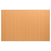 Voetvoetafdrukken Oranje wit Stof (Yard (91,4 cm))