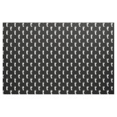 Voetvoetafdrukken zwart wit stof (Fat Quarter)