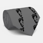 voetvoetvoetafdruk stropdas (Opgerold)