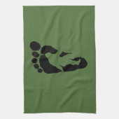 voetvoetvoetafdruk theedoek (Verticaal)