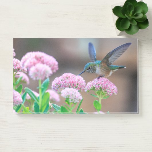 Voetvogel en bloemen post-it® notes (Kantoor)