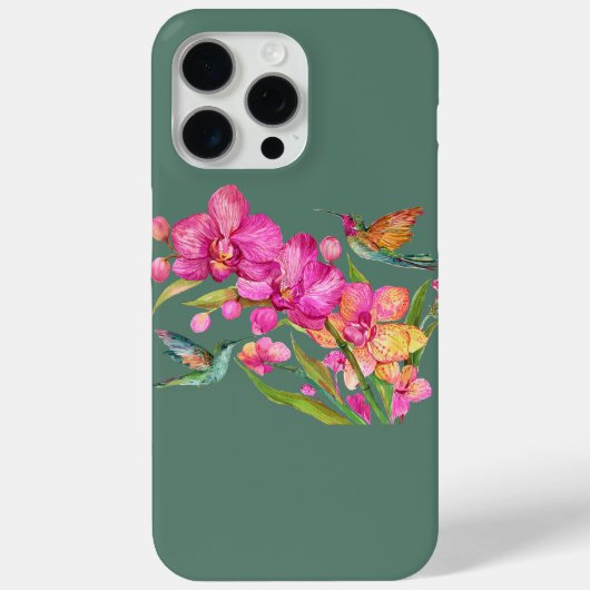 Voetvogel en orchideeën Case-Mate iPhone case (Achterkant)